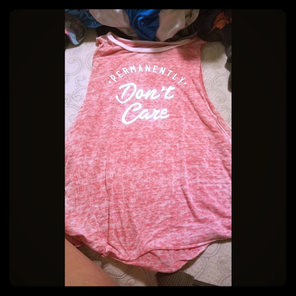 Red tank top